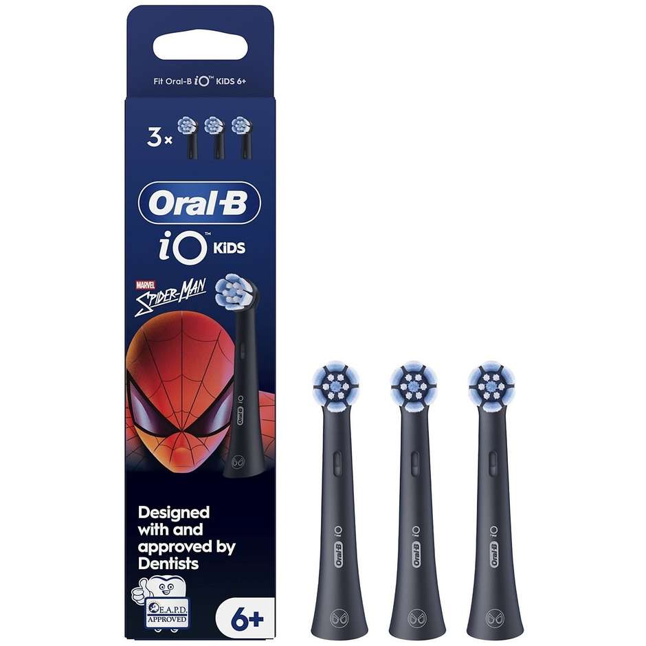 Oral-B iO Kids 6+ Spider-Man Testine Ricambio 3 pz