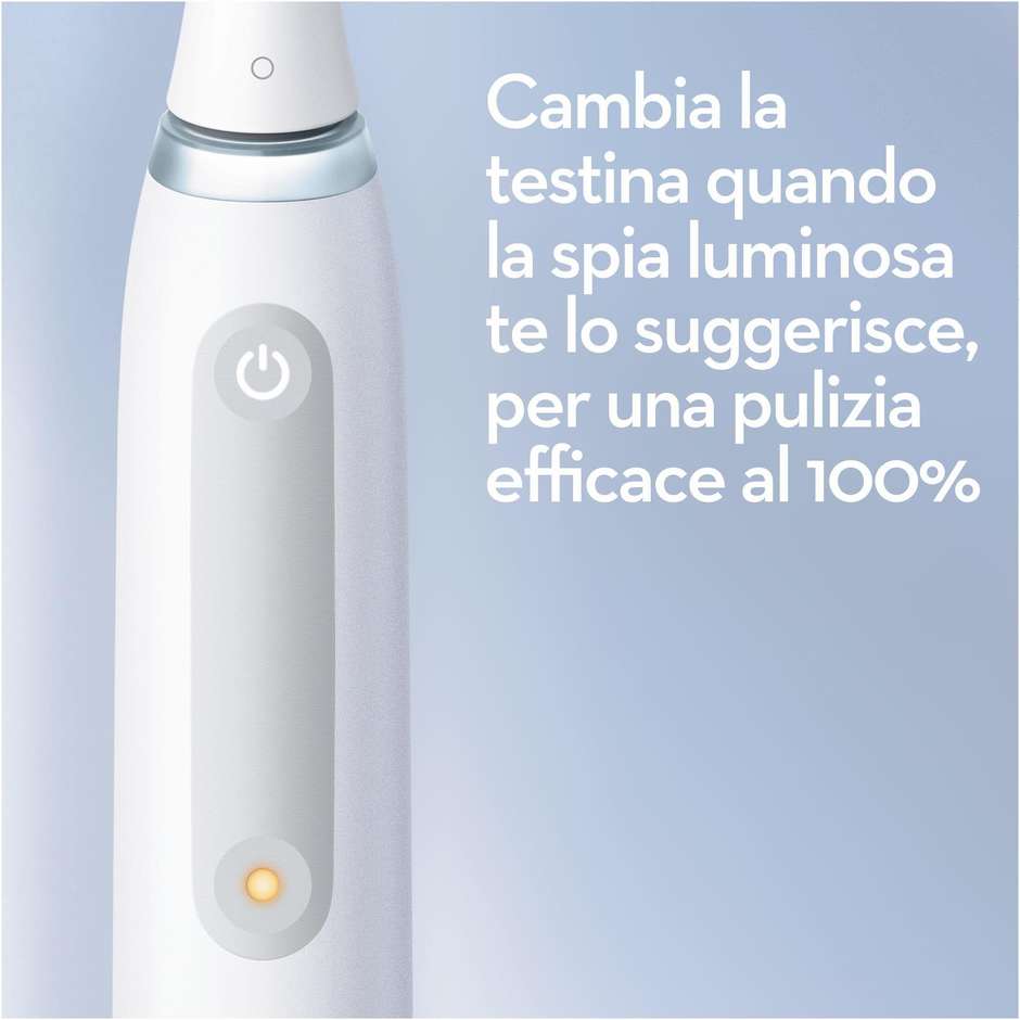 Oral-B iO Series 4 Spazzolino Elettrico Magnetico con Sensore Pressione Smart Bianco