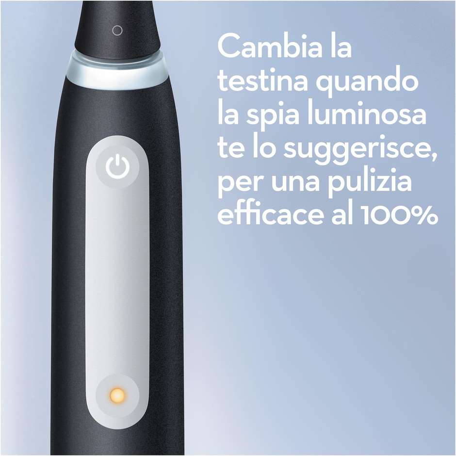 Oral-B iO Series 4 Spazzolino Elettrico Magnetico con Sensore Pressione Smart Nero