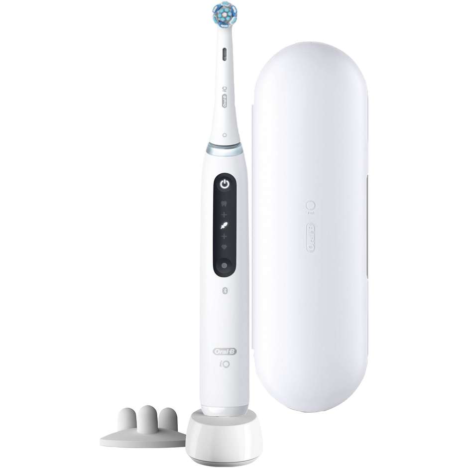 Oral-B iO Series 5 Spazzolino Elettrico Magnetico Intelligente con Connessione Bluetooth Bianco