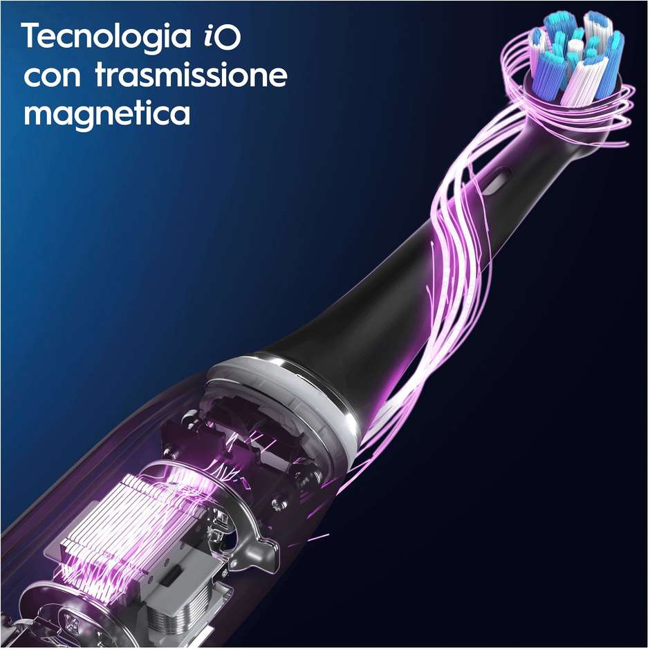 Oral-B iO Spazzolino Elettrico Ricaricabile 1 Testina + Custodia Da Viaggio ricaricabile Colore Bianco