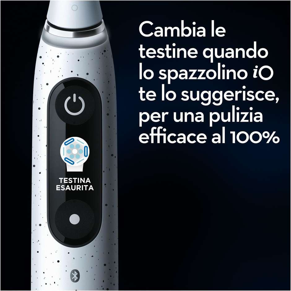 Oral-B iO Spazzolino Elettrico Ricaricabile 1 Testina + Custodia Da Viaggio ricaricabile Colore Bianco