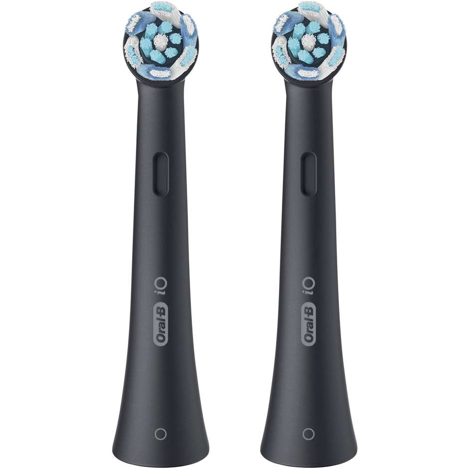 Oral-B iO Ultimate Clean Black, 2 testine di ricambio nere