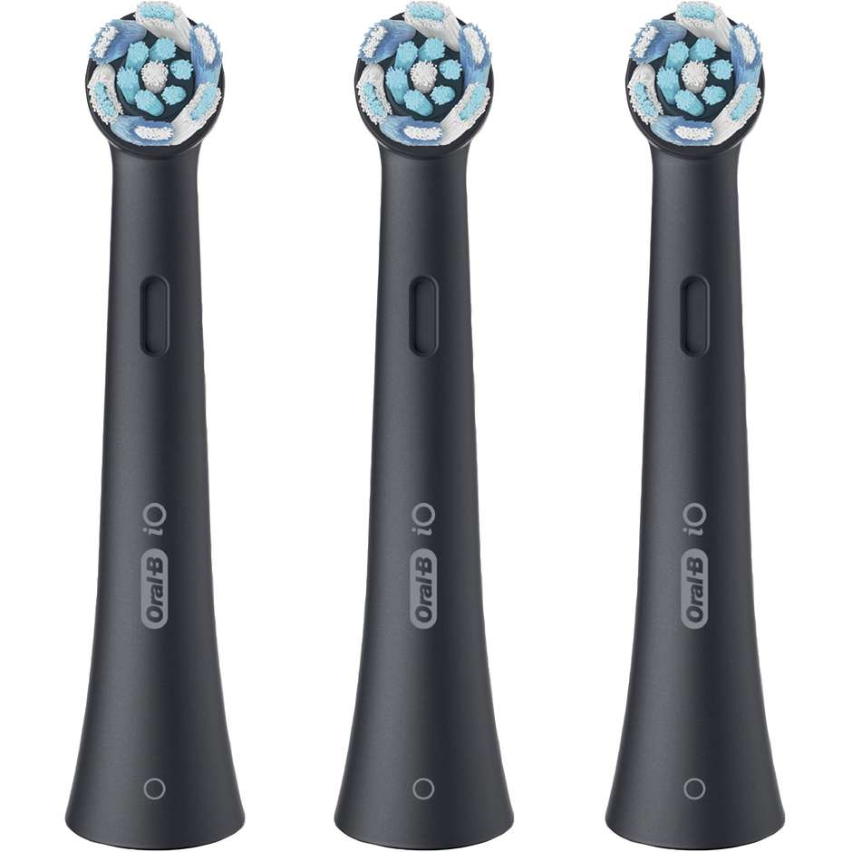 Oral-B iO Ultimate Clean Testine di ricambio nere 3 pezzi