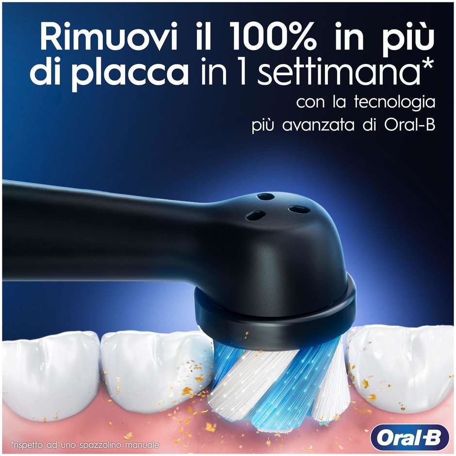 Oral-B POWIO3SBKT Spazzolino Elettrico iO 3, 1 Testina Colore Nero