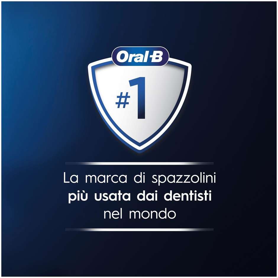 Oral-B Pro 3 Spazzolino Elettrico Ricaricabile 2 Testine, 1 Spazzolino Colore Nero