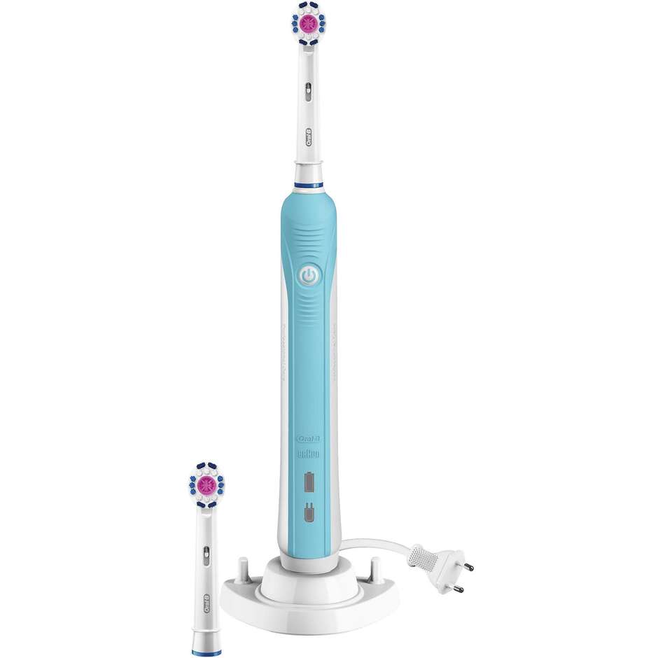 Oral-B PRO 80285669 Spazzolino elettrico Adulto Spazzolino rotante-oscillante Colore Blu