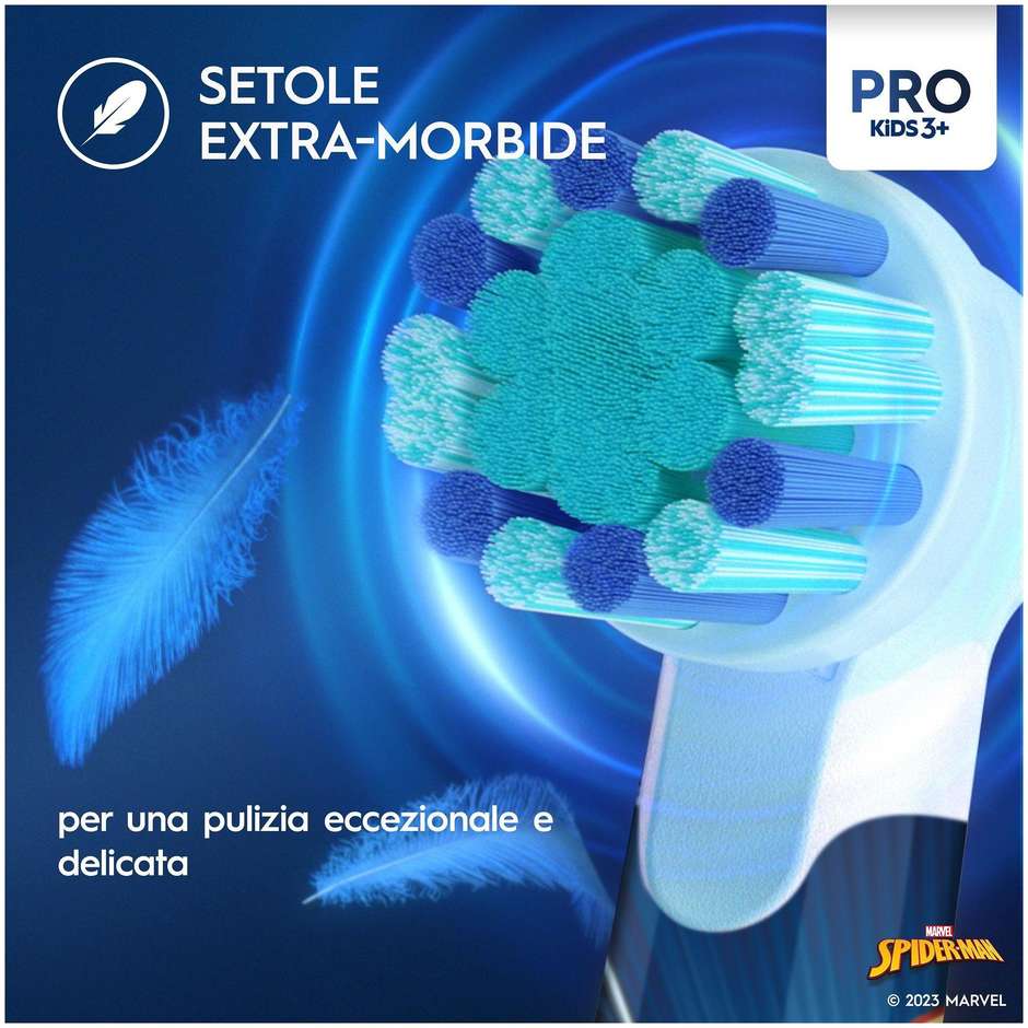 Oral-B Pro Kids Spazzolino Elettrico Ricaricabile per Bambini Disney Frozen con Custodia