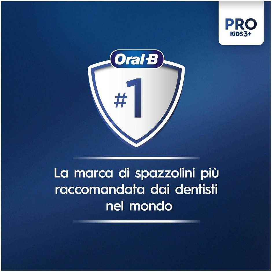 Oral-B Pro Kids Spazzolino Elettrico Ricaricabile per Bambini Disney Frozen con Custodia
