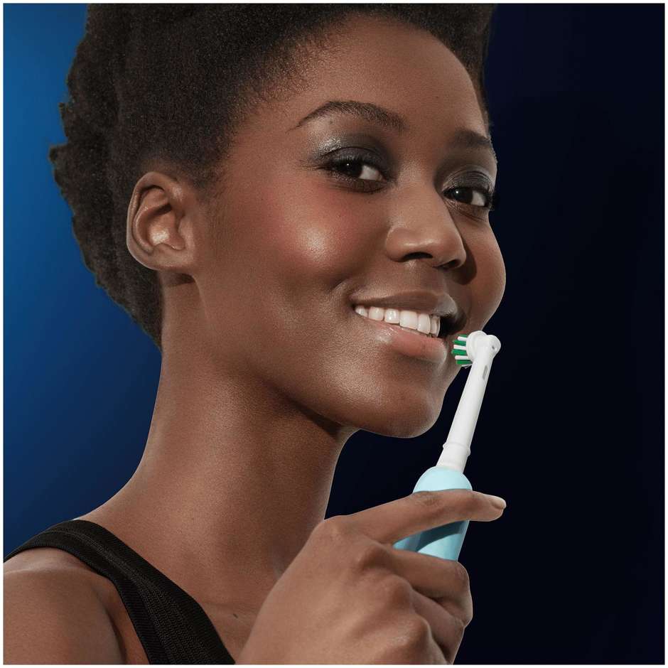 Oral-B Series 1 Spazzolino Elettrico Ricaricabile con Testina CrossAction Turchese