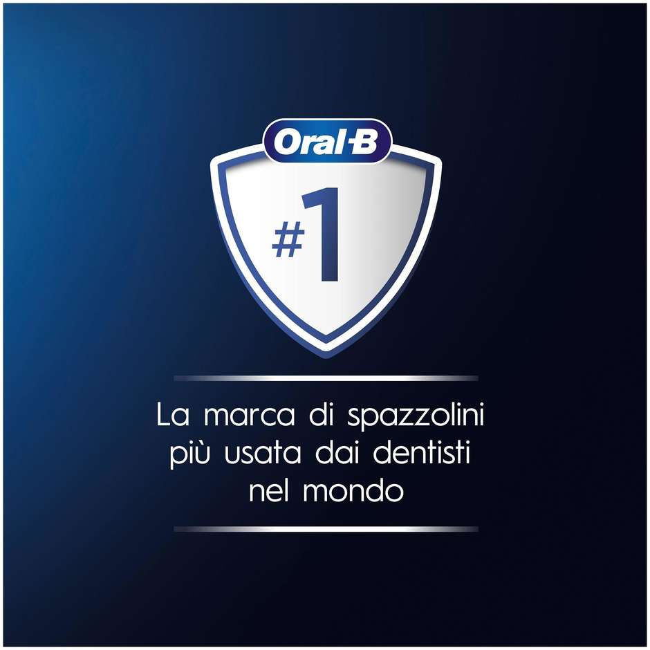 Oral-B Spazzolino Elettrico Ricaricabile Series 1 Colore Blu con 2 Testine di Ricambio, 1 Spazzolino