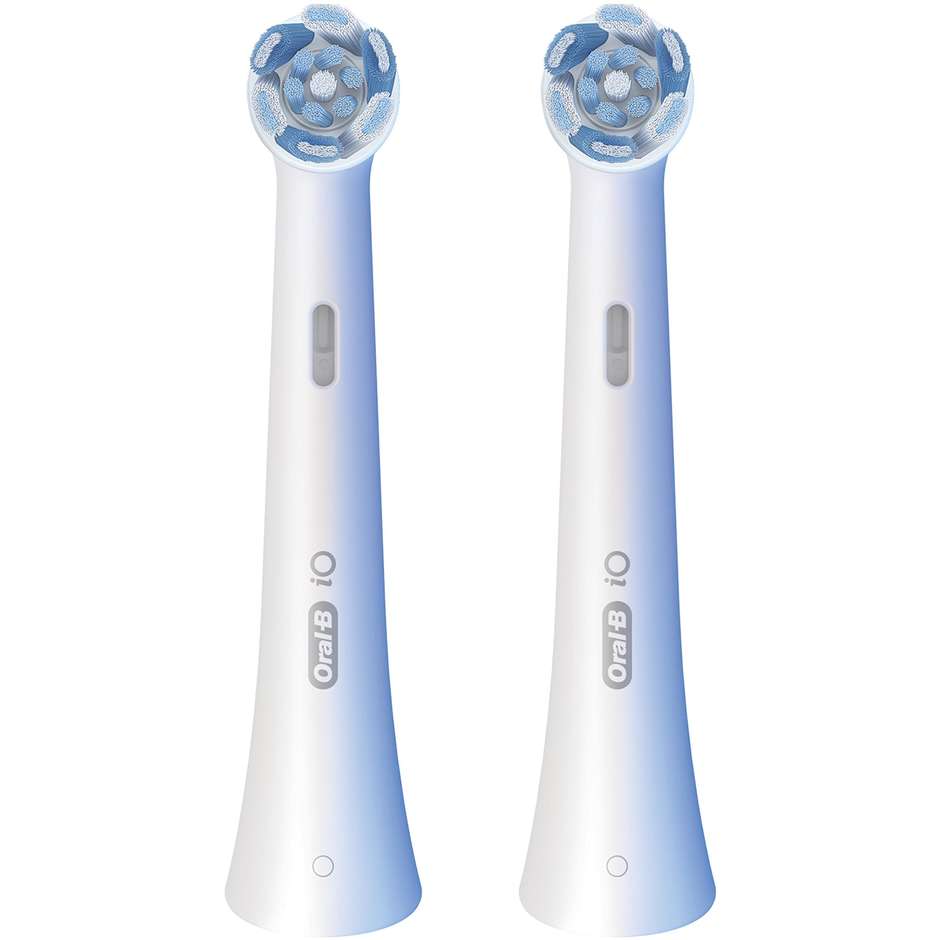 Oral-B Testine di Ricambio iO Ultimate Clean Confezione da 2 Pezzi Bianco