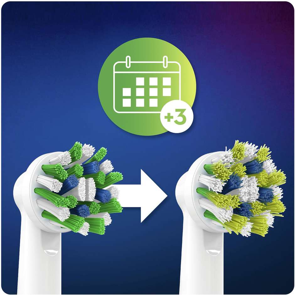 Oral-B Testine di Ricambio Originali Confezione Scorta 9 Pezzi (3 Confezioni da 3 Pezzi)
