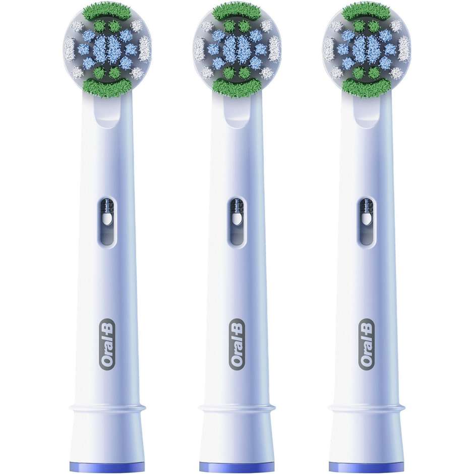 Oral-B Testine di Ricambio Pro Precision Clean Confezione da 3 Pezzi con Setole a X