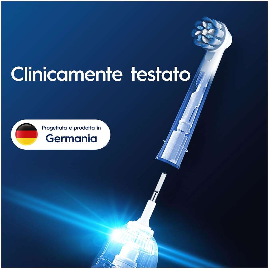 Oral-B Testine di Ricambio Pro Sensitive Clean Confezione da 3 Pezzi per Denti Sensibili