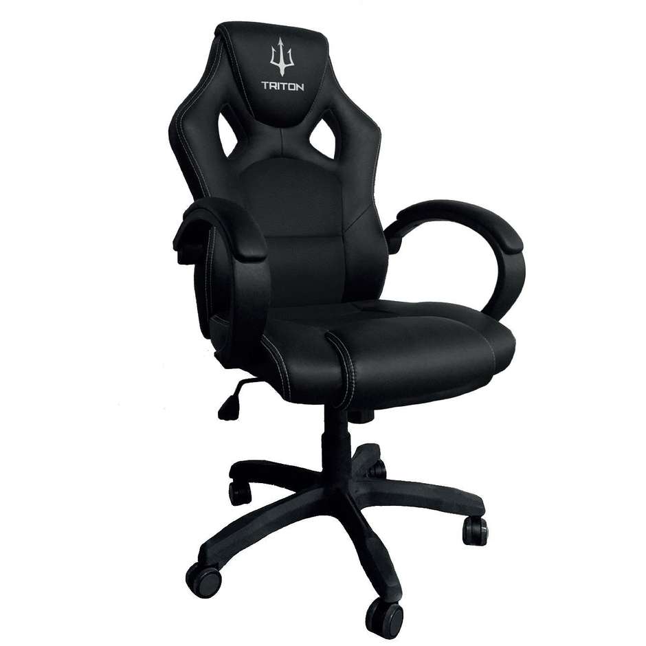 P050-A1-BB Triton A1 sedia gaming altezza regolabile colore nero