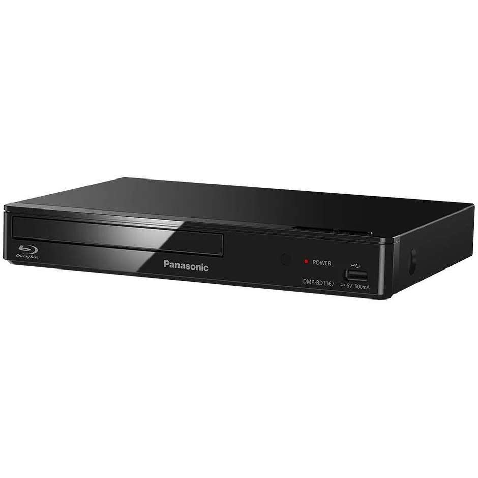 Panasonic DMP-BDT167AG Lettore Blu-ray 3D Full HD HDMI USB nero