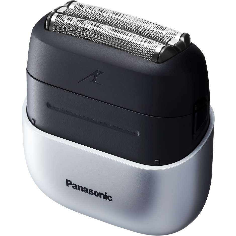 Panasonic ES-CM3B Rasoio ultracompatto 3 lame Wet&Dry Colore Nero, Argento