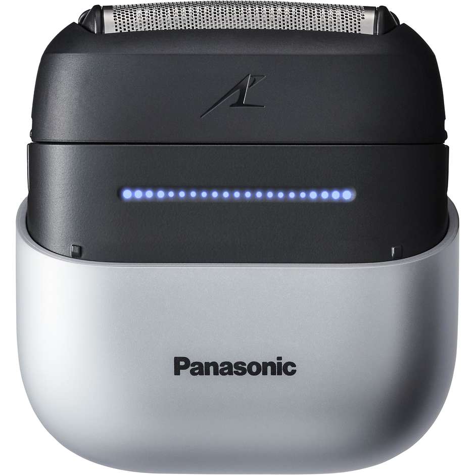 Panasonic ES-CM3B Rasoio ultracompatto 3 lame Wet&Dry Colore Nero, Argento