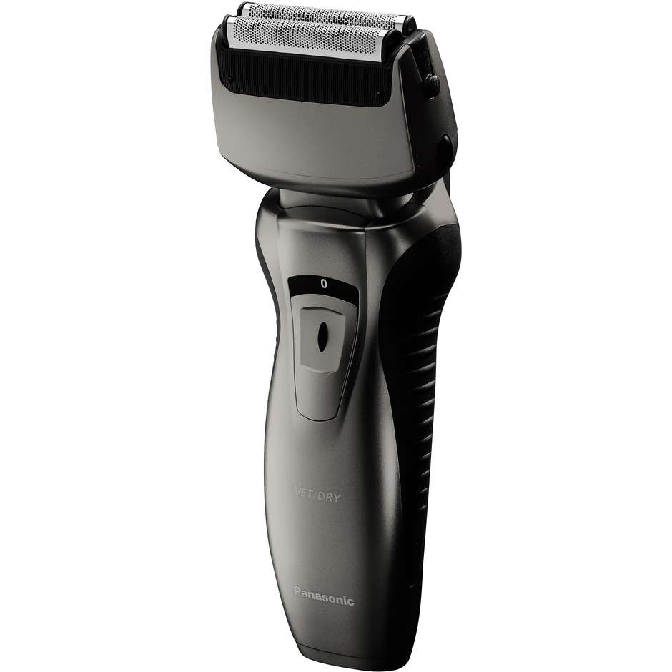 Panasonic ES-RW33 Rasoio Elettrico Ricaricabile Wet & Dry a 2 Lame con Testina Flessibile Grigio