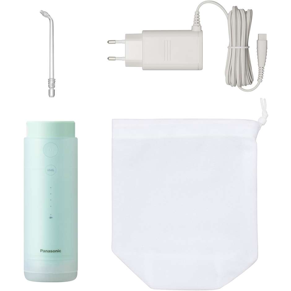 Panasonic EW-DJ4B Idropulsore Ricaricabile da Viaggio con Tecnologia ad Ultrasuoni
