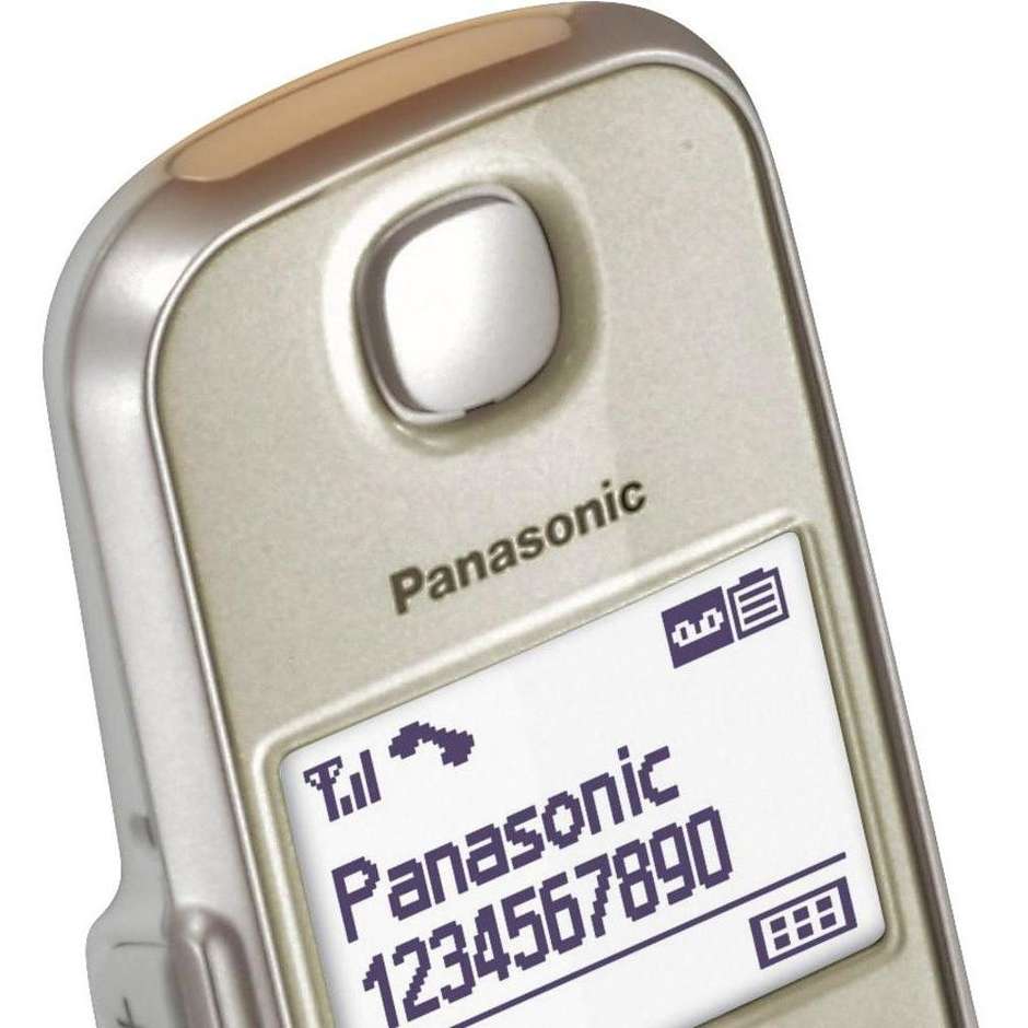 Panasonic KX-TGE 220 colore Champagne Cordless DECT