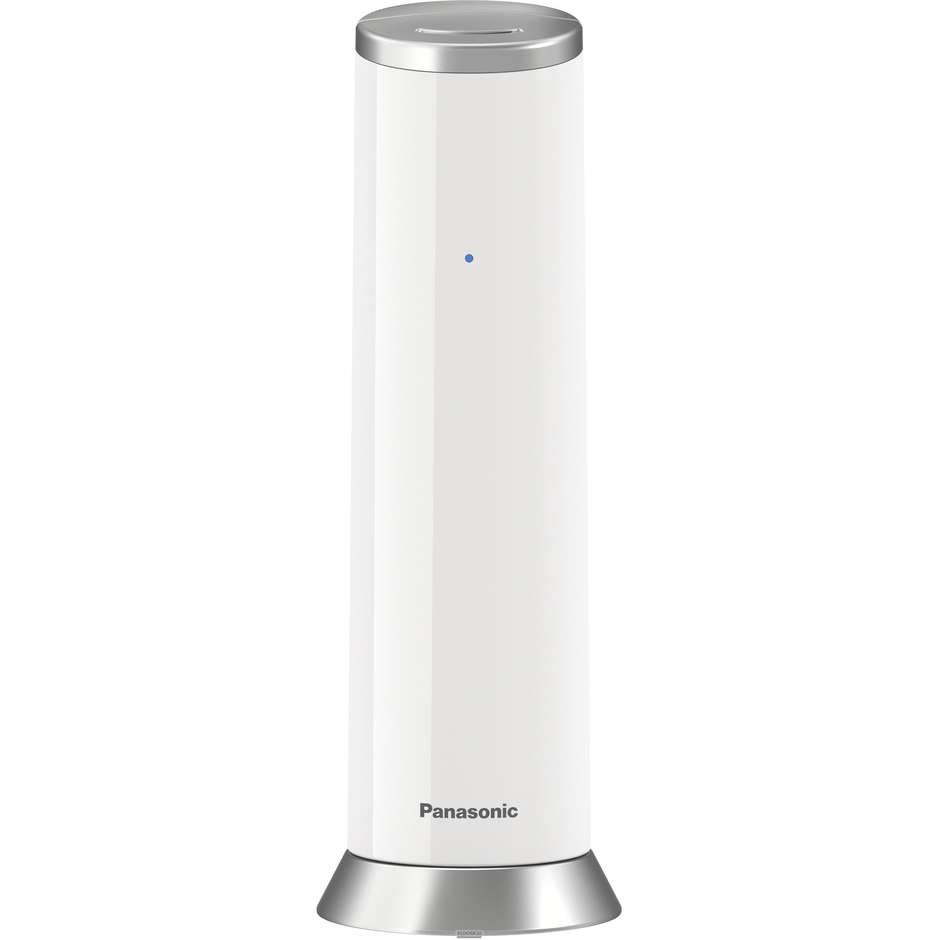 Panasonic KX-TGK220JTW Telefono Cordless con Segreteria Telefonica Design Verticale Monolite Display LCD Colore Bianco
