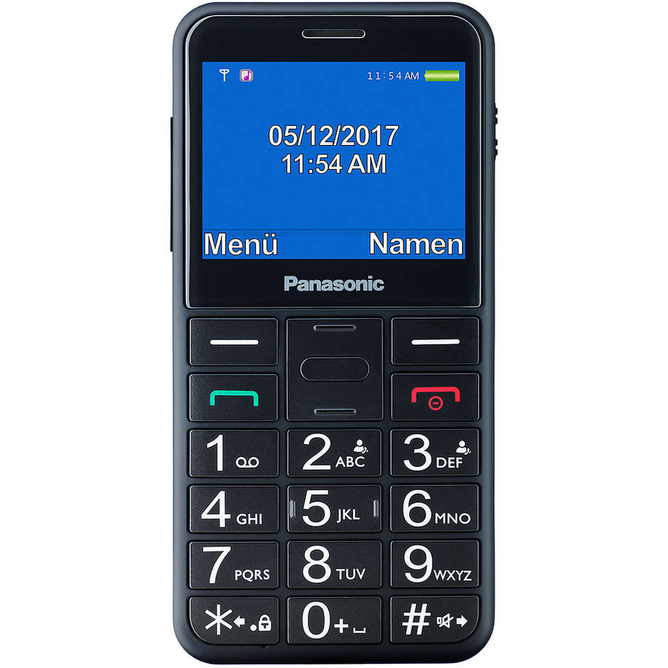 Panasonic KX-TU150EXBN telefono cellulare 2,4" dual sim Bluetooth funzione SOS colore nero