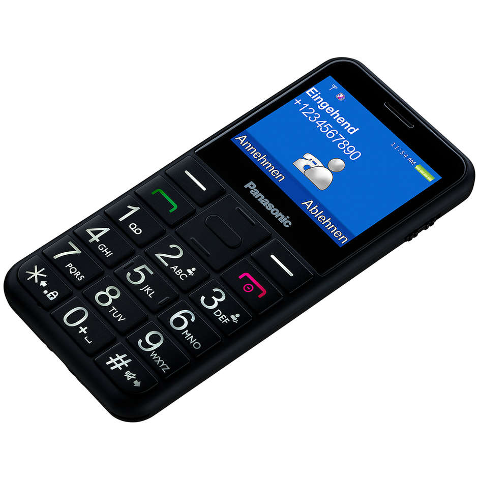 Panasonic KX-TU150EXBN telefono cellulare 2,4" dual sim Bluetooth funzione SOS colore nero