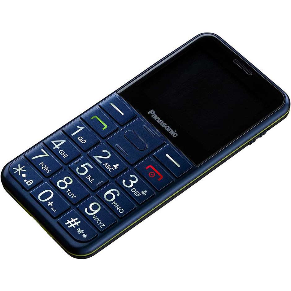 Panasonic KX-TU150EXCN telefono cellulare 2,4" dual sim Bluetooth funzione SOS colore blu