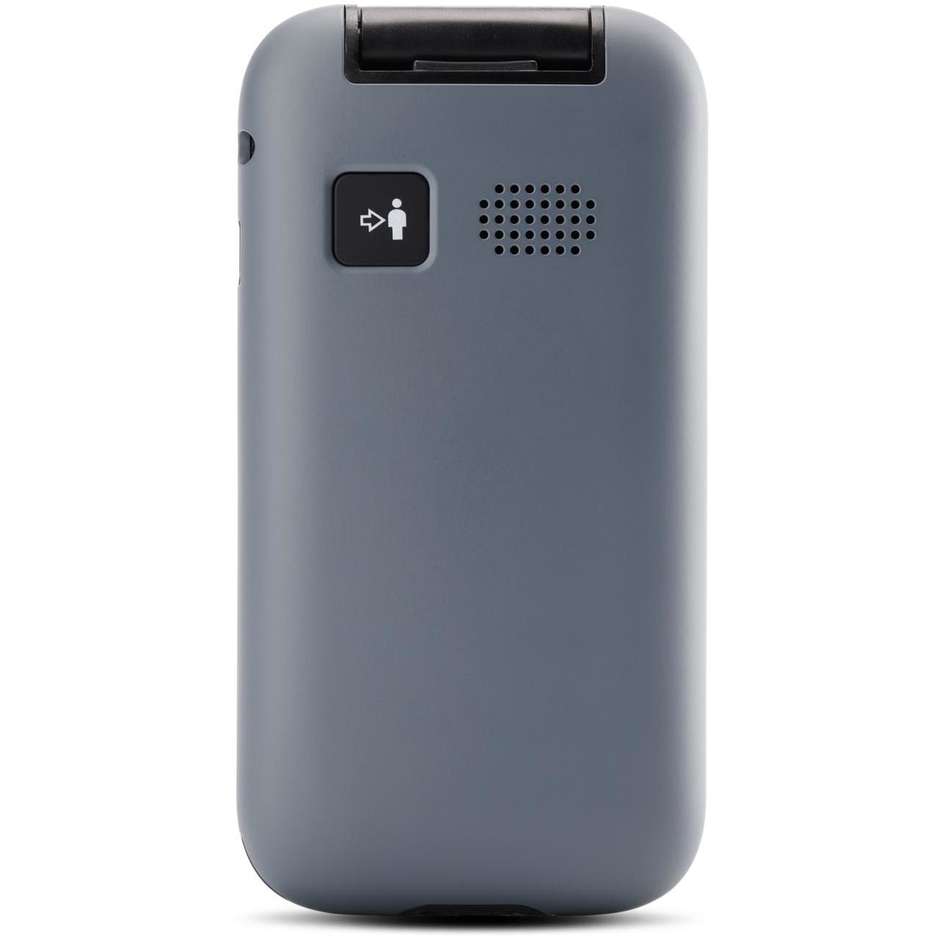 Panasonic KX-TU400 Telefono Cellulare a Conchiglia 2,4" Flip Attivo Tasto SOS Grigio