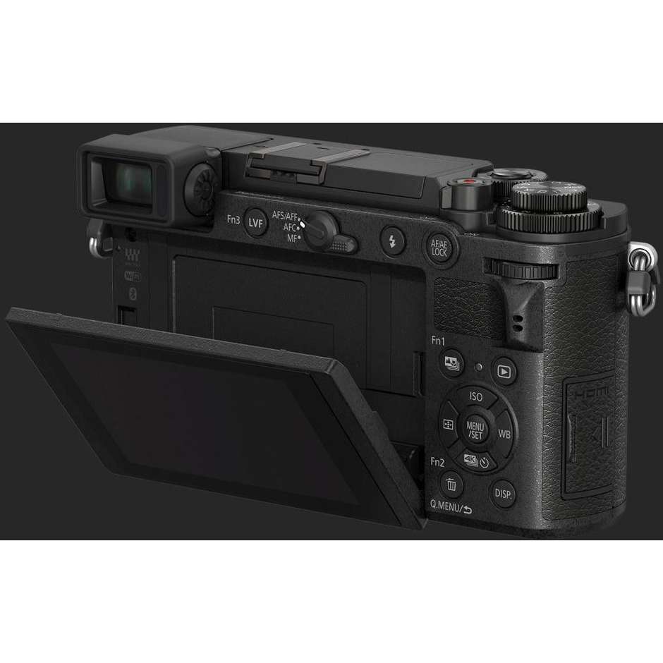 Panasonic Lumix GX9 + 12-60 mm Fotocamera digitale mirrorless Full HD Wi-Fi 20,3 Mp colore nero