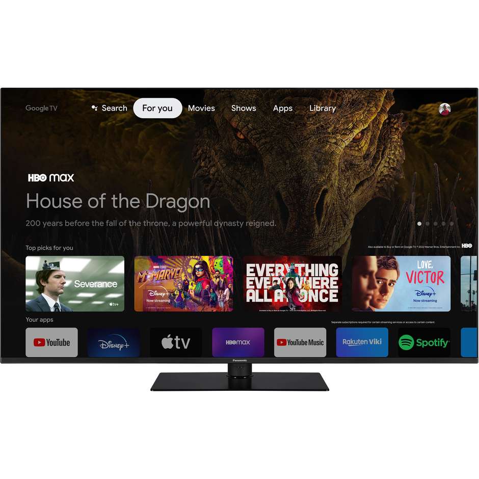 Panasonic TX-55MX700E Smart TV 55" 4K LED Google TV HDR10 DVB-T2/S2 Nero
