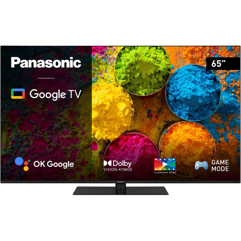 Panasonic TX-65MX700 TV LED 65" 4K Ultra HD Smart TV Wi-Fi Classe E colore cornice nero