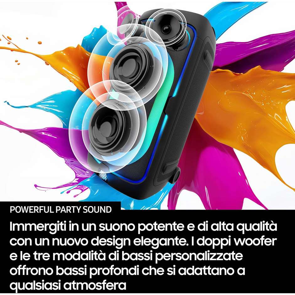 partybox 240w ipx4 bt light bt aurcast