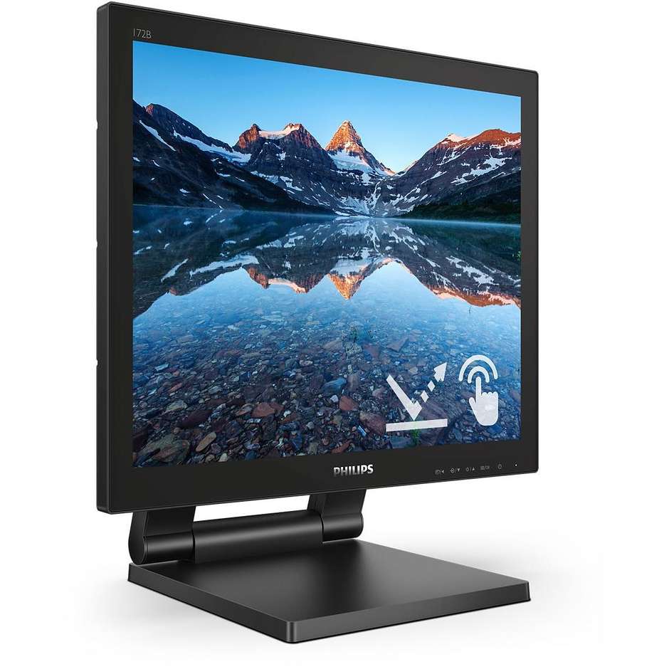 Philips 172B9TL Monitor PC LED 17'' HD Luminosità 250 cd/m² Touch Screen Classe A colore cornice nero