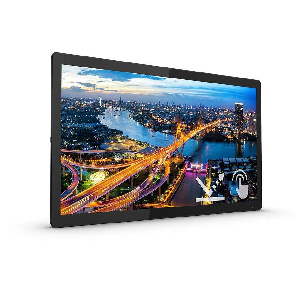 Philips 242B1TFL Monitor PC LED 24'' Full HD Touch Luminosità 350 cd/m² Classe F colore cornice nero
