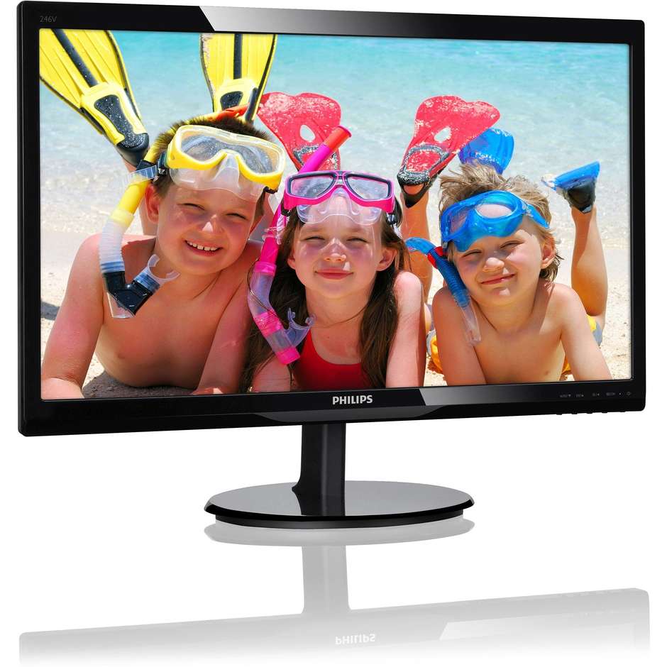Philips 246V5LDSB/00 V Line Monitor LCD 24" Full HD 1 HDMI classe A colore nero