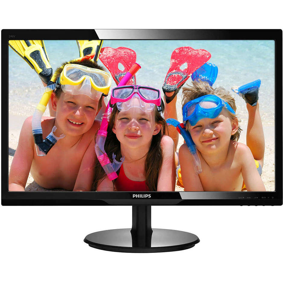 Philips 246V5LDSB/00 V Line Monitor LCD 24" Full HD 1 HDMI classe A colore nero