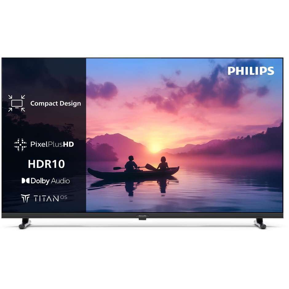 Philips 24PHS6000 24" LED HD Smart TV Wi-Fi Classe E Colore Nero
