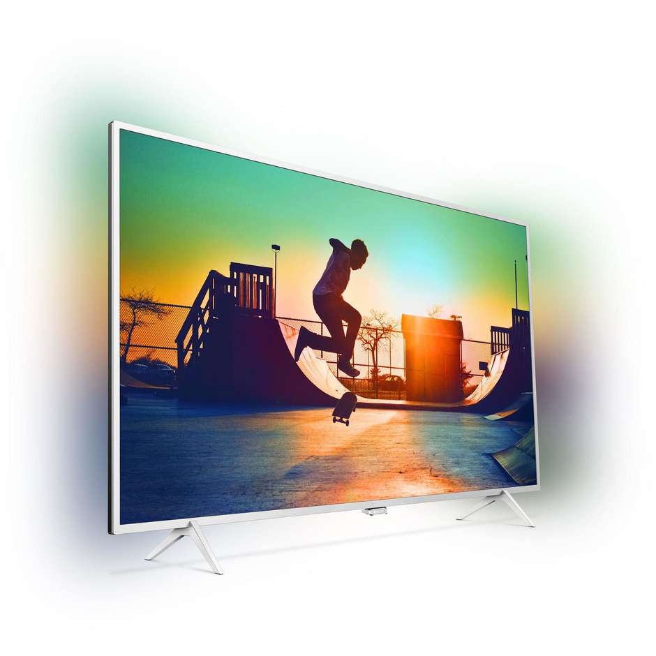 Philips 32PFS6402/12 Tv LED 32" ultra sottile Full HD Smart Tv Android Tv classe A argento