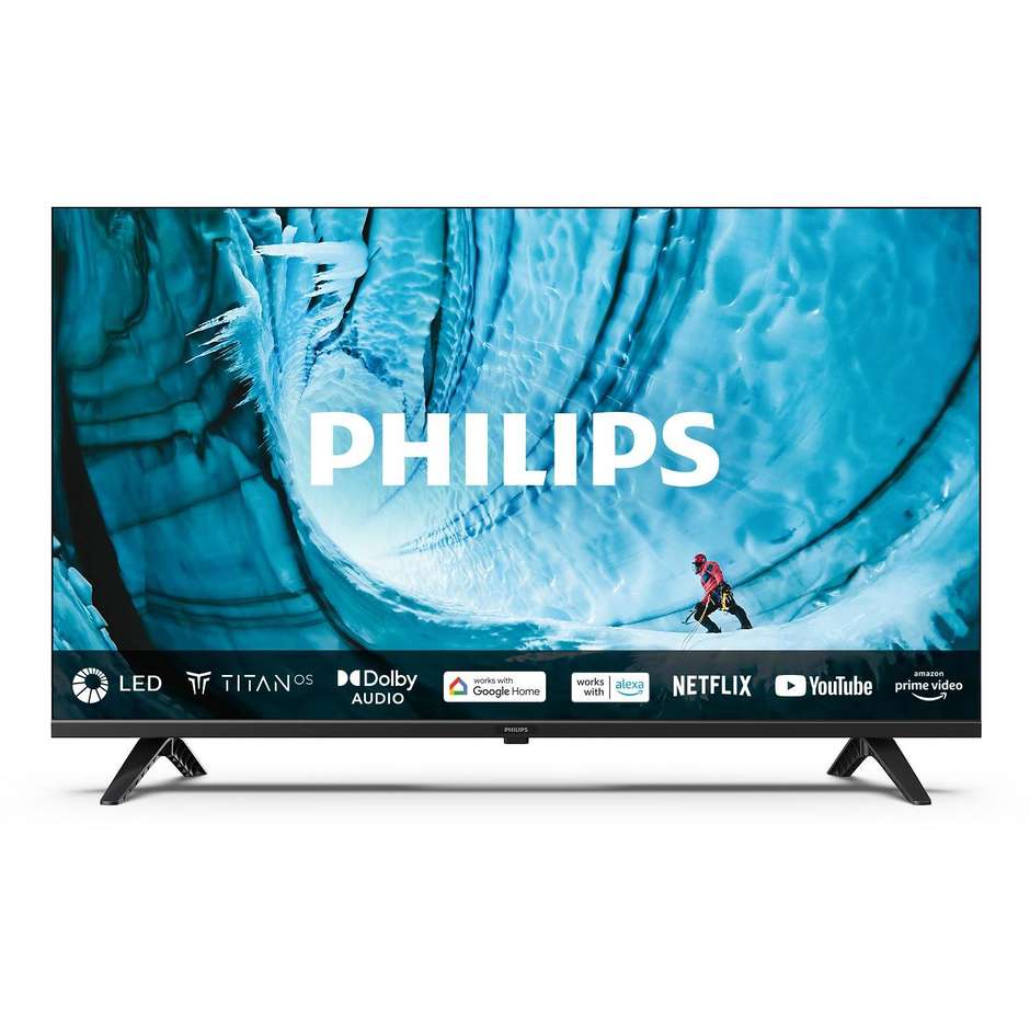 Philips 40PFS6009 Tv Led 40" Full HD Smart Tv Wi-Fi Classe D Colore Nero