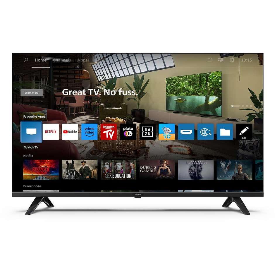 Philips 40PFS6009 Tv Led 40" Full HD Smart Tv Wi-Fi Classe D Colore Nero