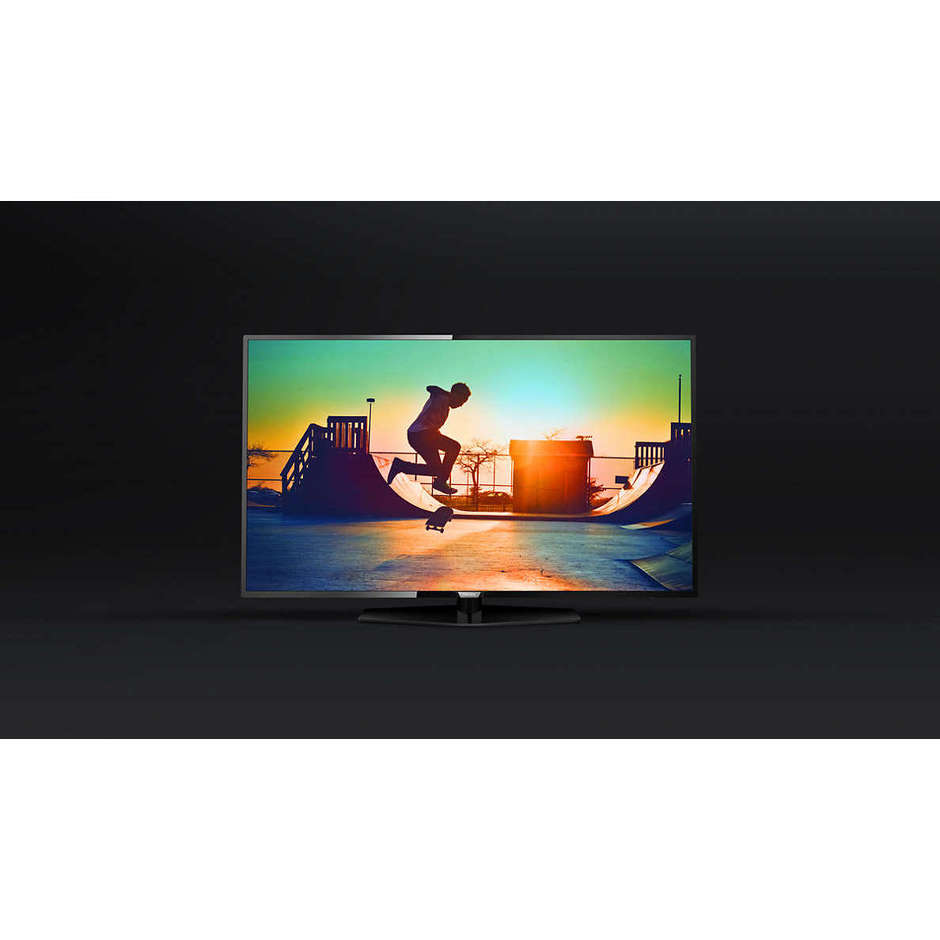 Philips 43PUS6162/12 Tv LED 43" ultra sottile 4K Ultra HD Smart Tv Wi-fi classe A+ colore nero