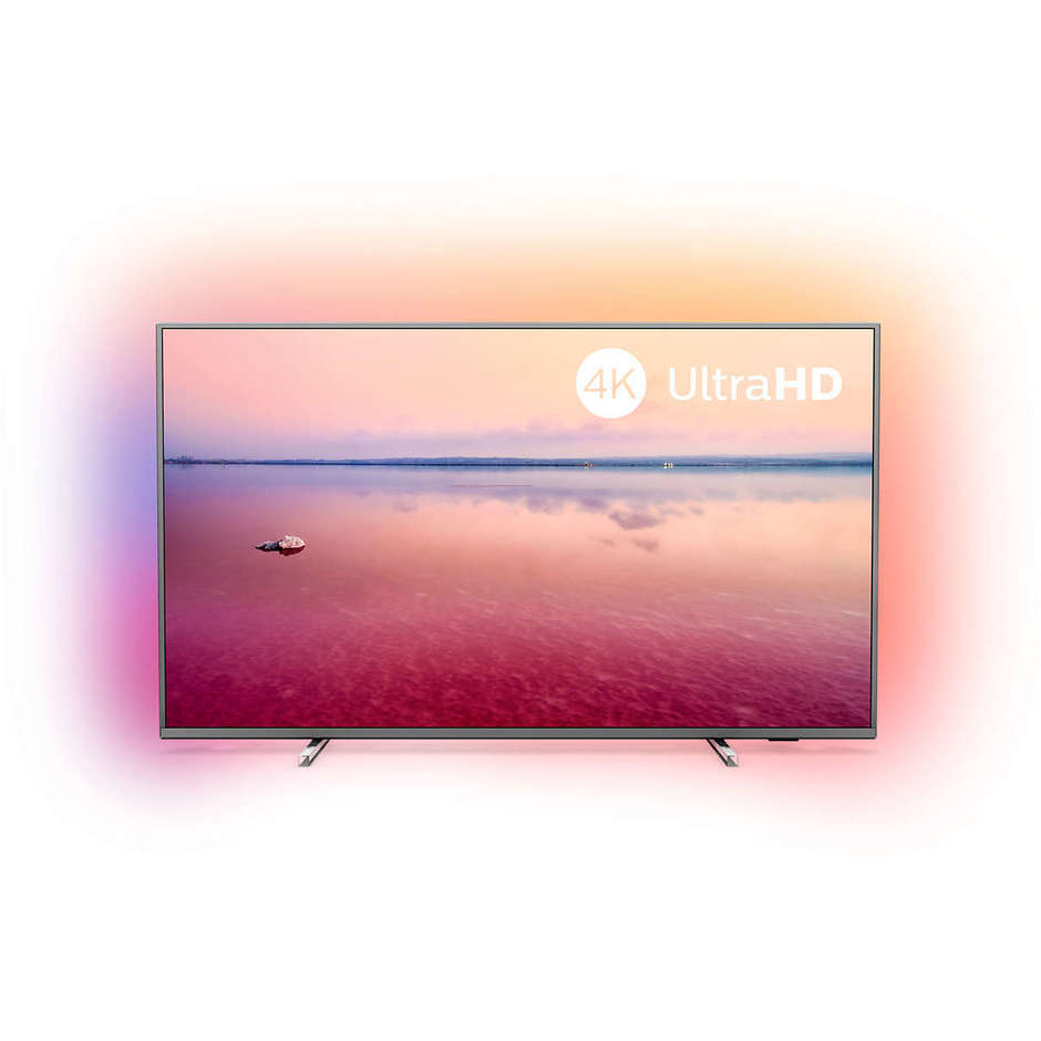 Philips 43PUS6754/12 Tv LED 43" 4K Ultra HD HDR 10+ Smart Tv Wifi classe A colore argento