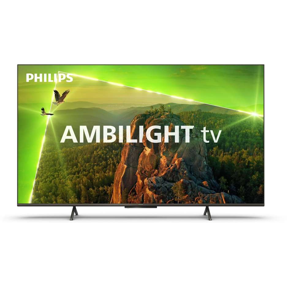 Philips 43PUS8118/12 TV LED 43" 4K Ultra HD Smart TV Wi-Fi Classe F colore cornice nero