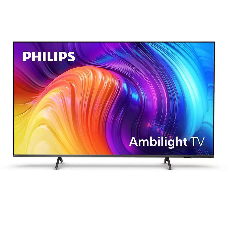 Philips 43PUS8517/ Tv LED 43" 4K Ultra HD Smart Tv Wi-Fi Classe G Colore cornice Anthracite