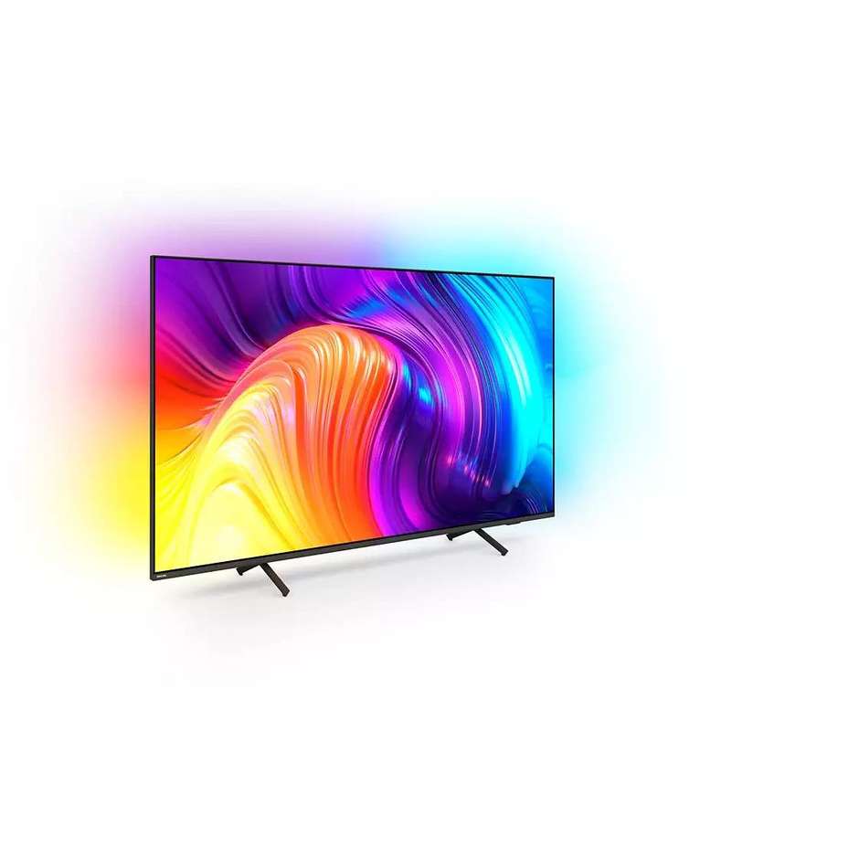 Philips 43PUS8517/ Tv LED 43" 4K Ultra HD Smart Tv Wi-Fi Classe G Colore cornice Anthracite
