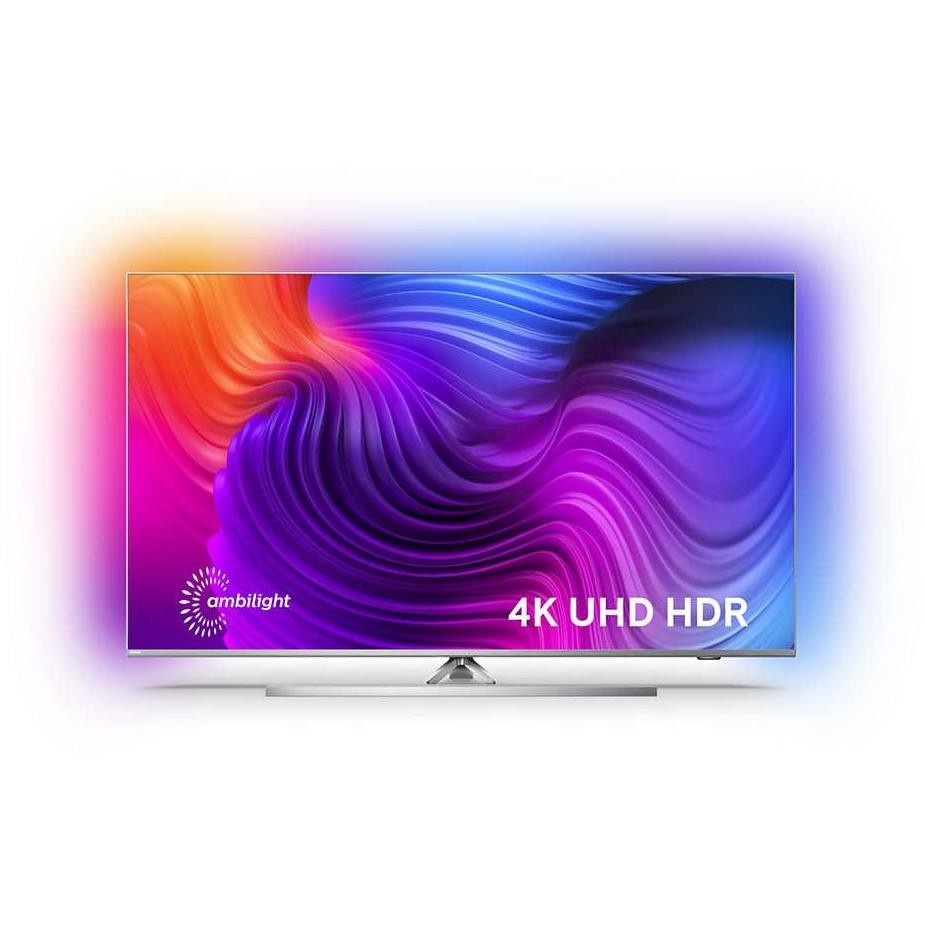Philips 43PUS8536 TV LED 43'' 4K Ultra HD Smart TV Wi-Fi Classe G colore cornice argento