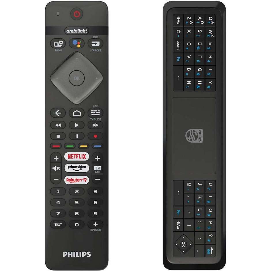 Philips 43PUS8536 TV LED 43'' 4K Ultra HD Smart TV Wi-Fi Classe G colore cornice argento